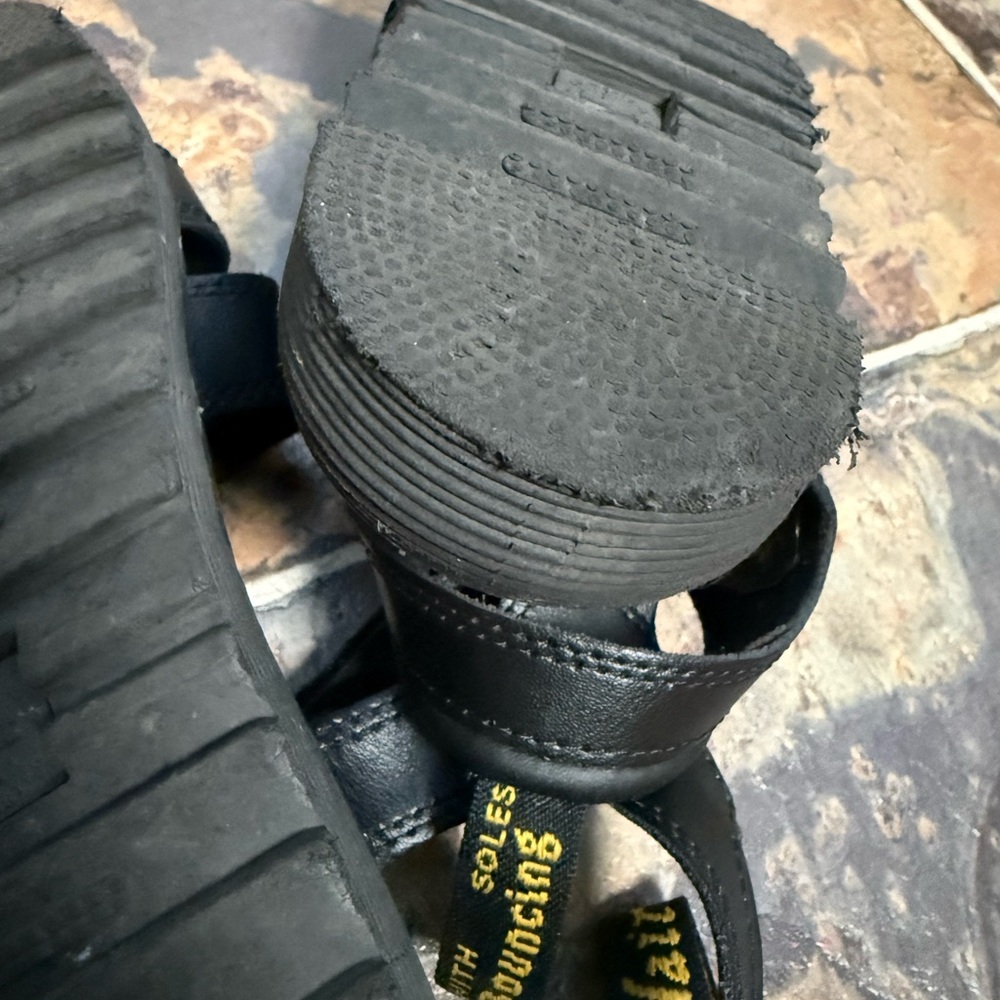 Dr. Martens Black Kids Sandals - Picture 6 of 7